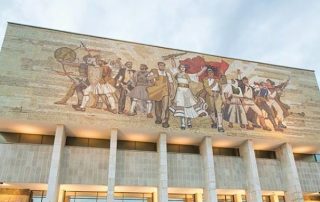 Cosa vedere a Tirana in due giorni: mosaico Museo Storico Nazionale